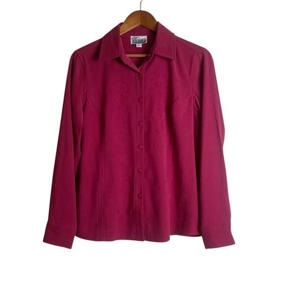 3 for $30! Tradition Country Collection pink‎ embroidered shirt - Picture 1 of 5